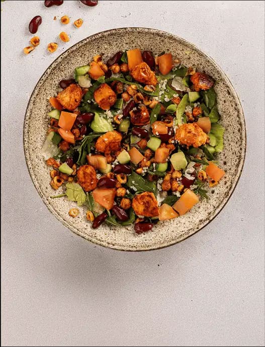 Low Carb meal background