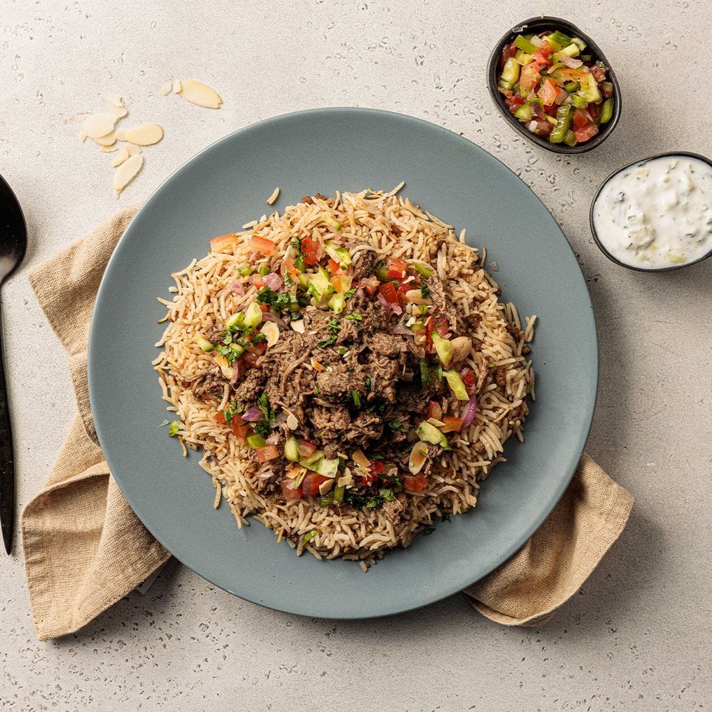 Pulled Lamb with Spiced Rice