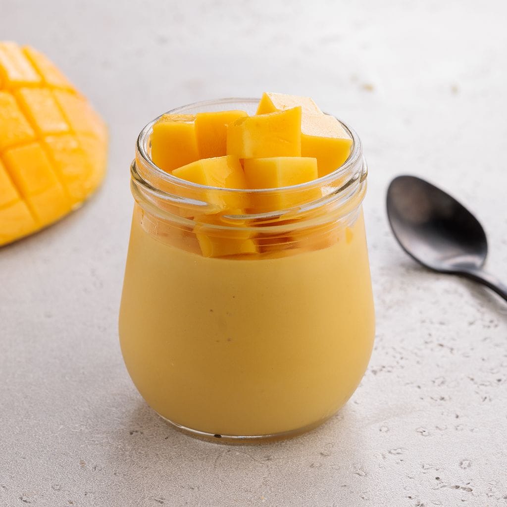 بودينغ المانجو والجبن