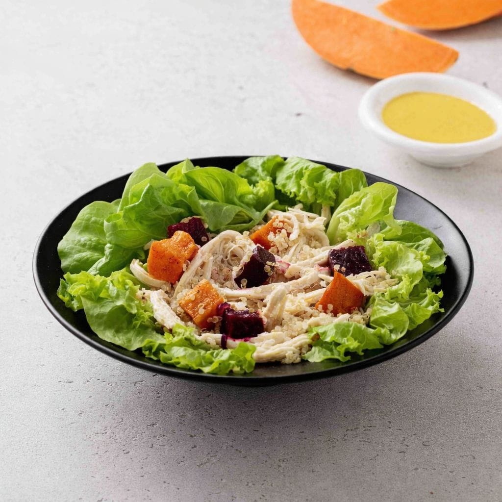 Pulled Chicken Quinoa Salad