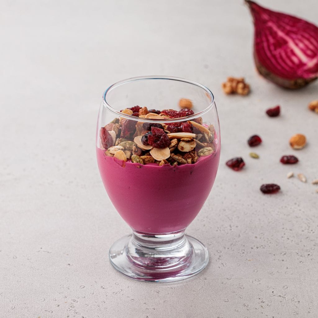 Cranberry and Beet Yogurt Granola