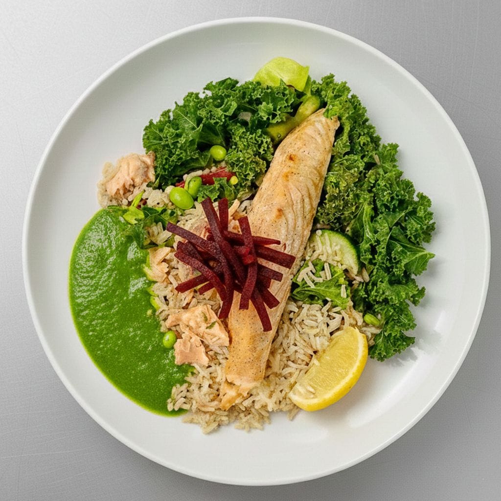 Green Goodness Salmon Bowl