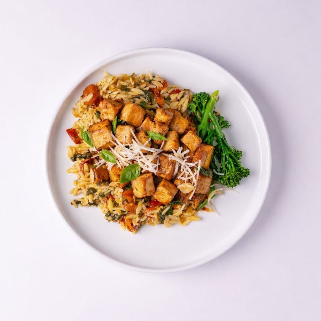 دجاج توسكاني مع أورزو