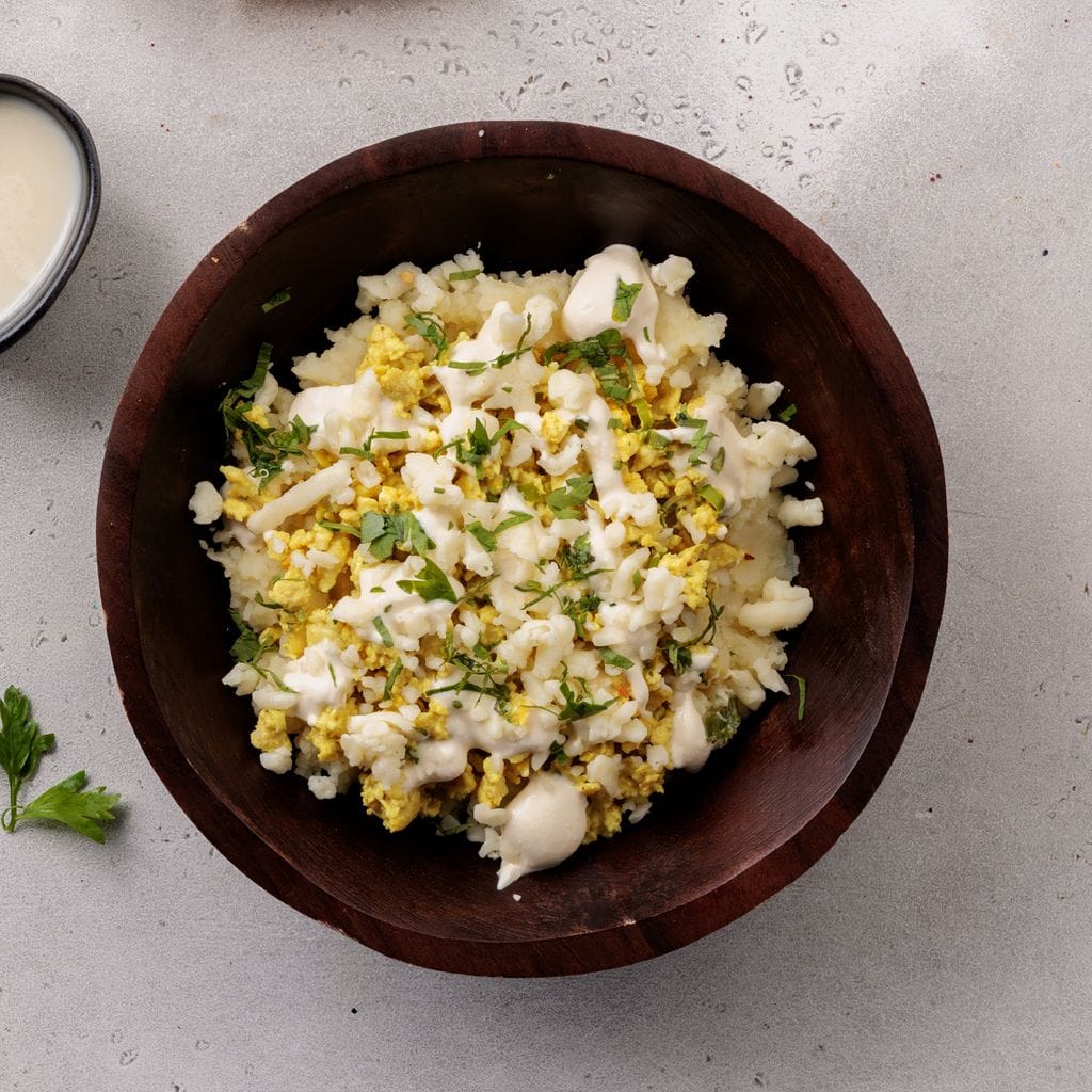 Chicken and Cheese Loaded  Mash