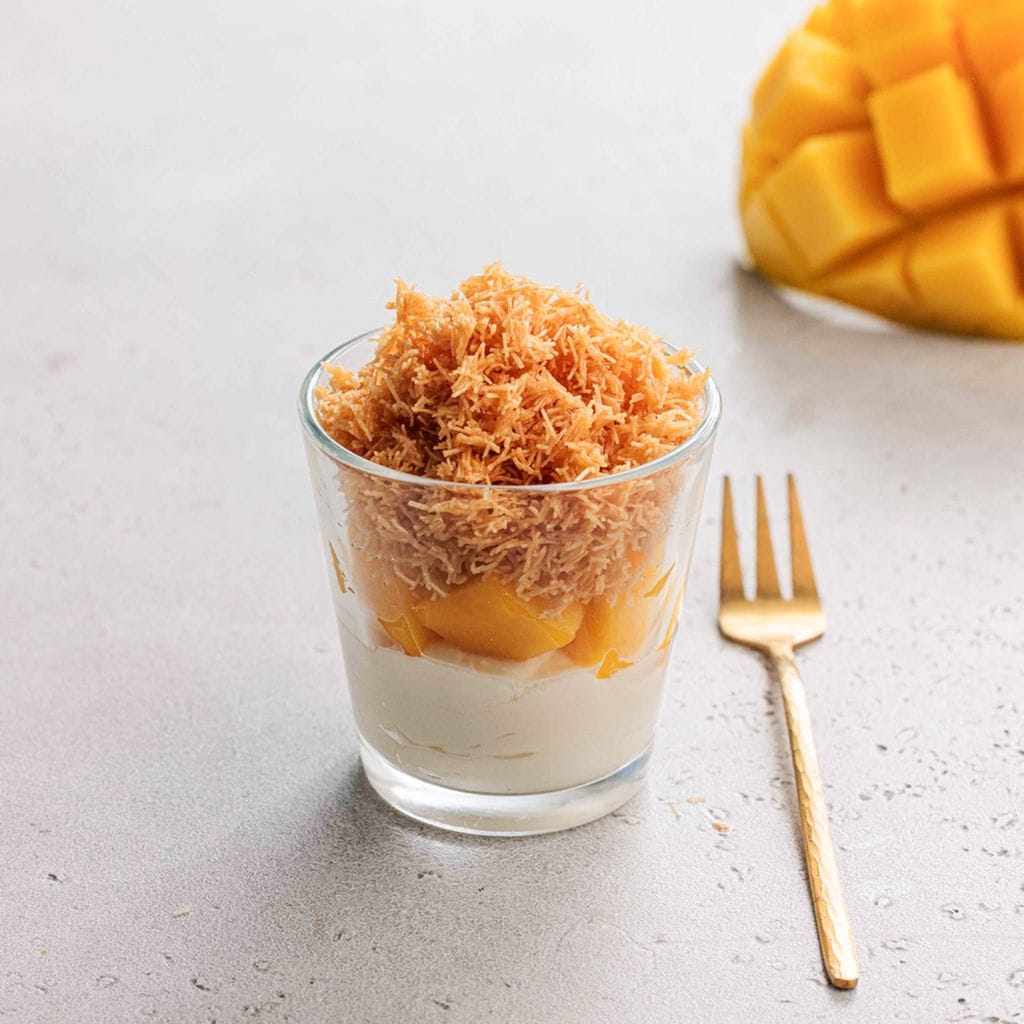  Kunafa with Mango