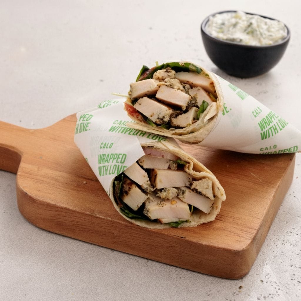 Greek Chicken Wrap High Protein