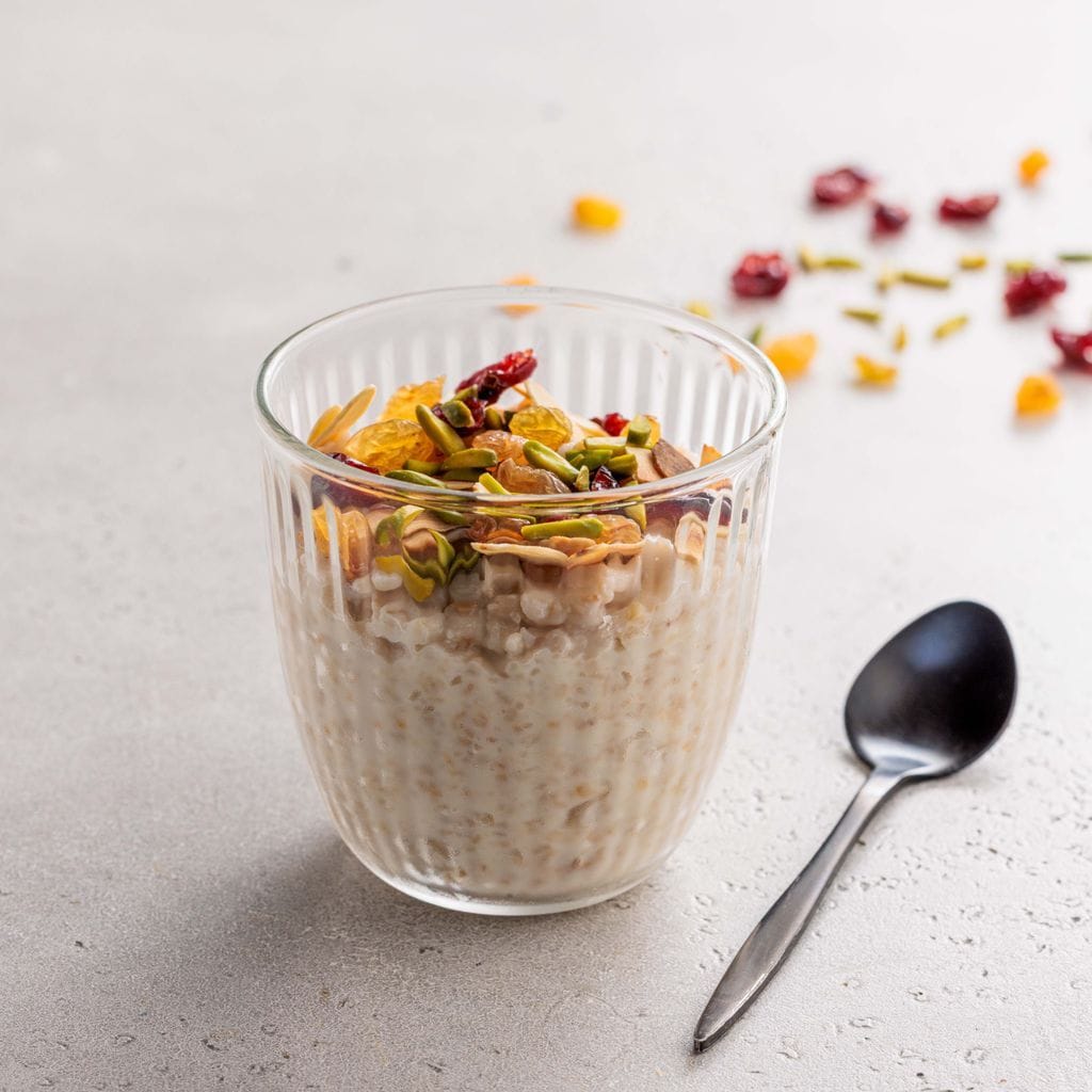 بودينج القمح الكامل والزبيب