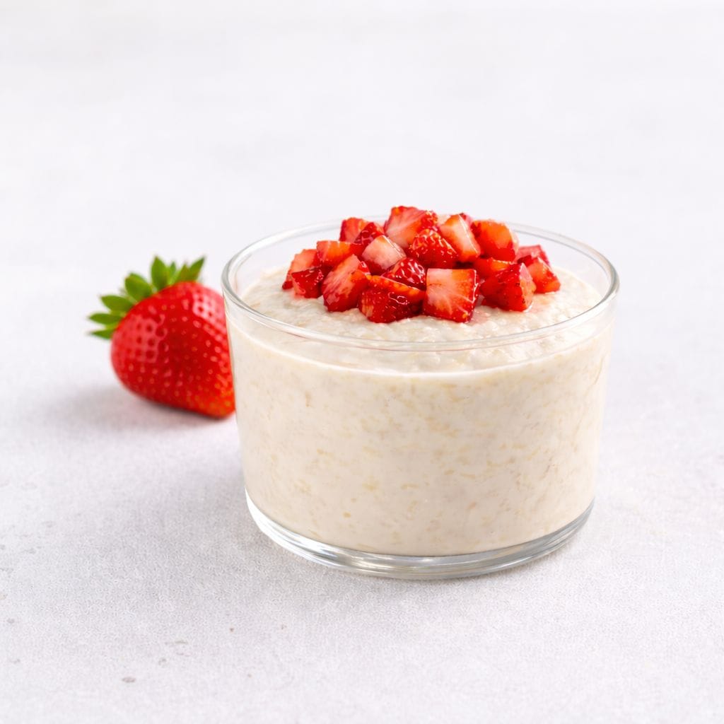 Creamy Porridge with Strawberries