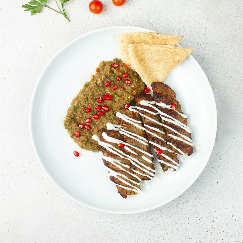 Kofta Kebab with Ezme