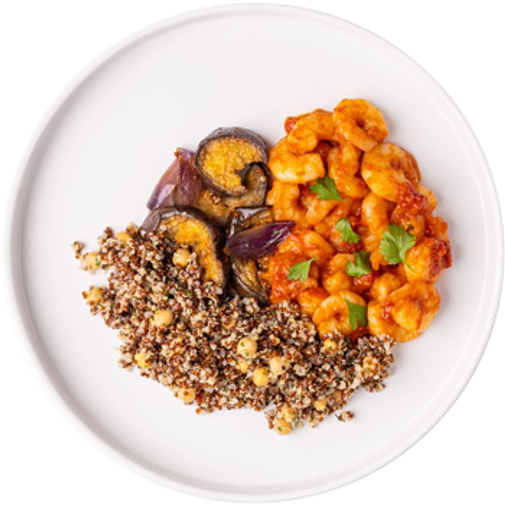 Spicy Tomato Prawns High Protein