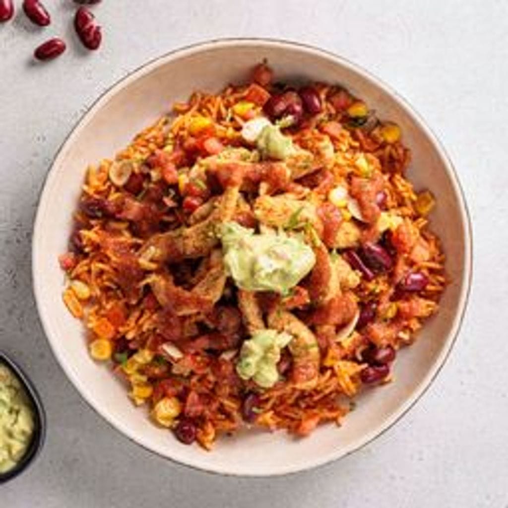 أرز أحمر بالطريقة المكسيكية