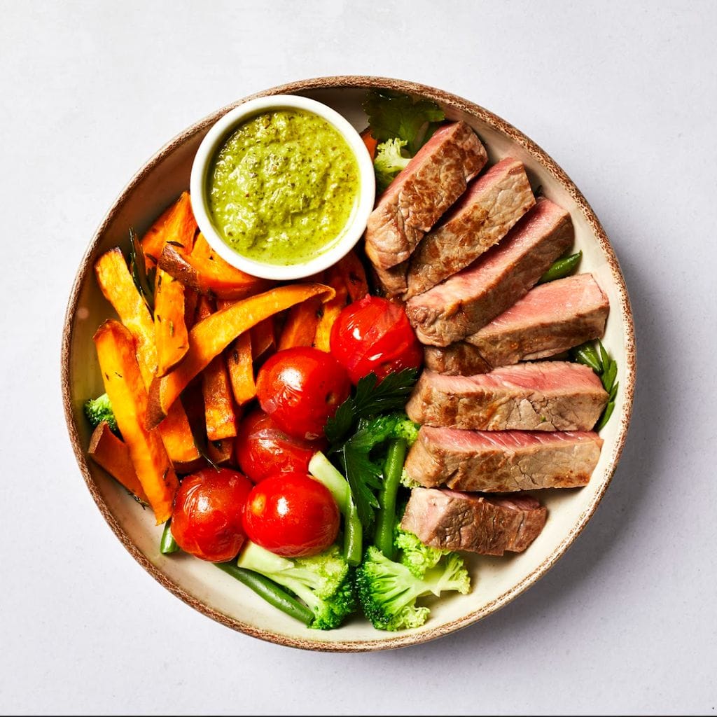 Steak and Chips High Protein