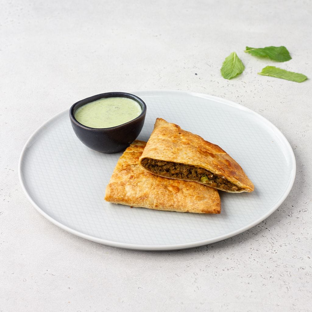 Kheema with Flat Bread