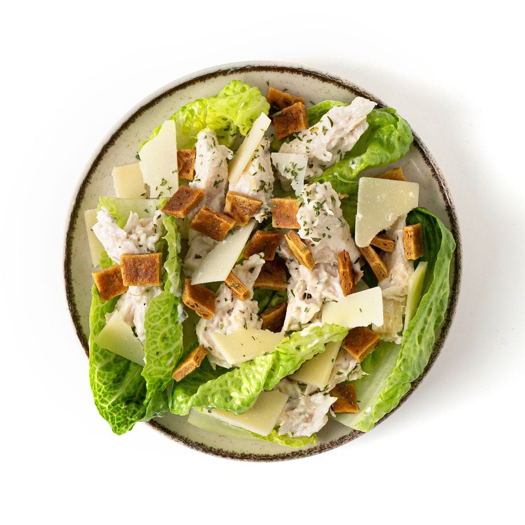Chicken Caesar Salad Snack Pot