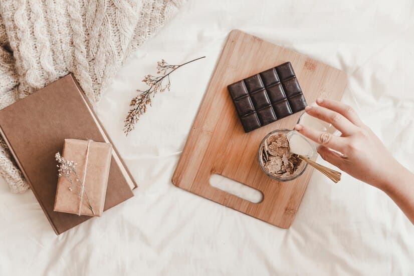 chocolate for the skin