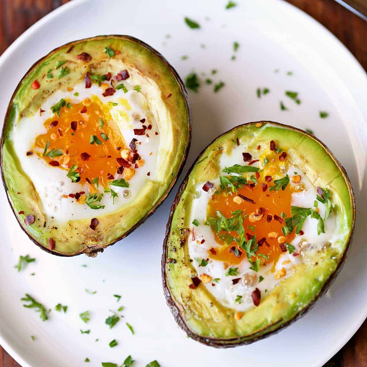 Creamy Avocado Egg Bake
