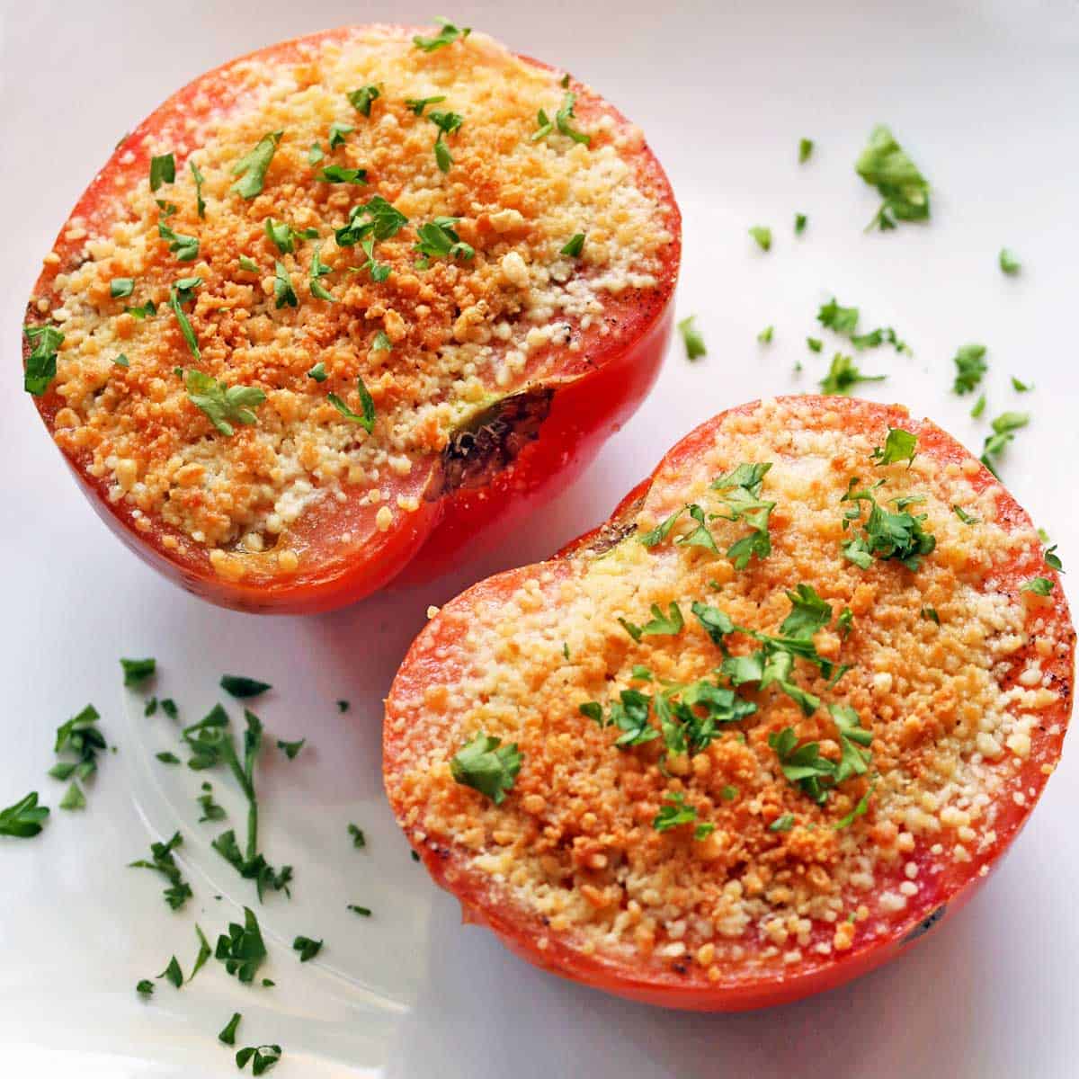 Broiled Tomatoes with Parmesan
