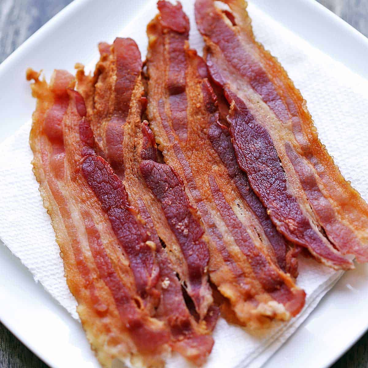 Crispy Microwave Bacon