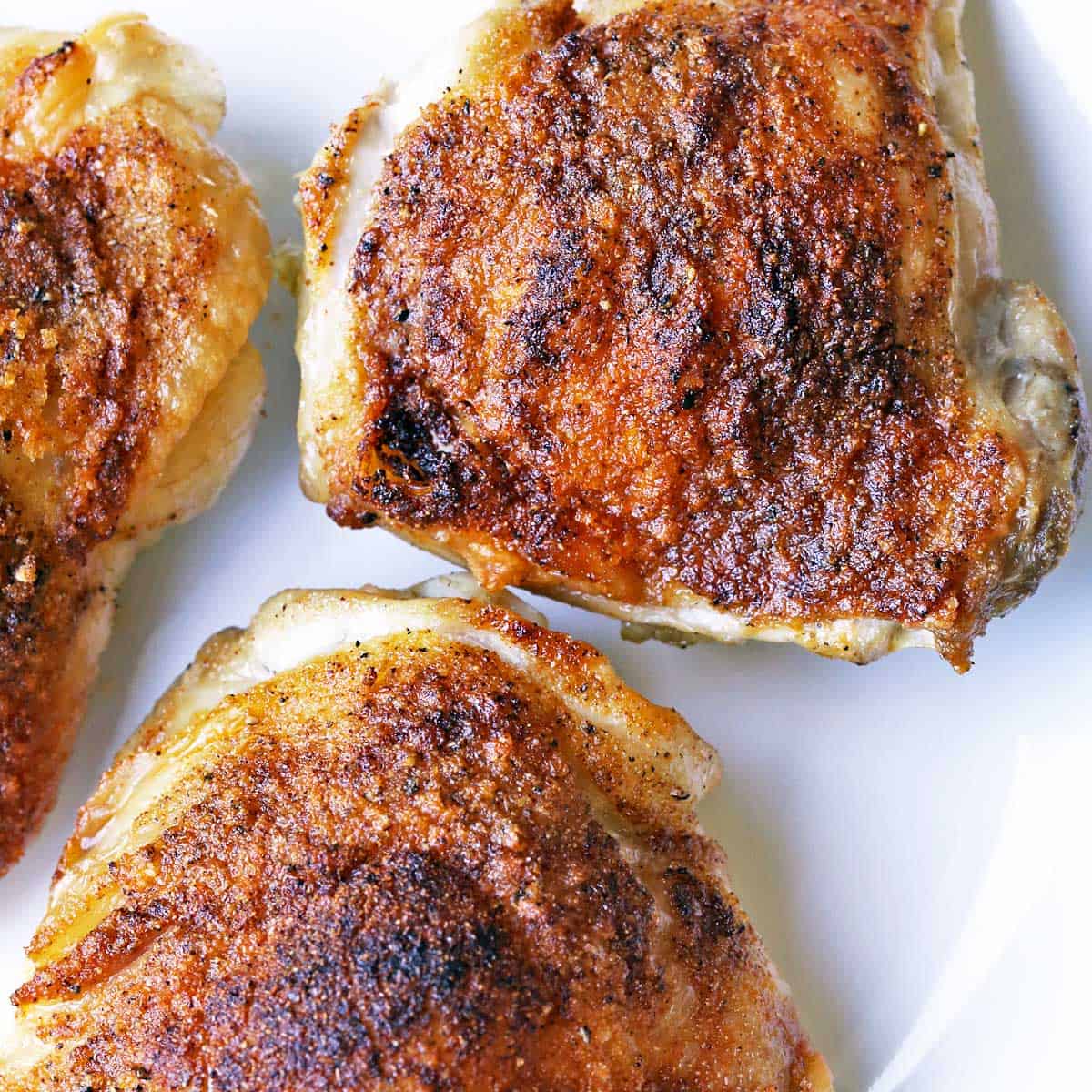 Crispy Bone-In Chicken Thighs