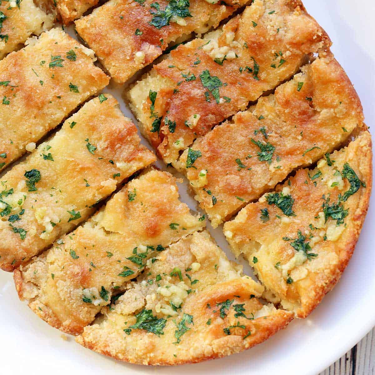 Cheesy Keto Garlic Bread