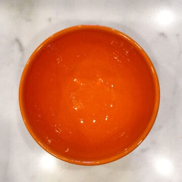 Buttered bowl.
