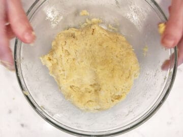 The dough is ready.