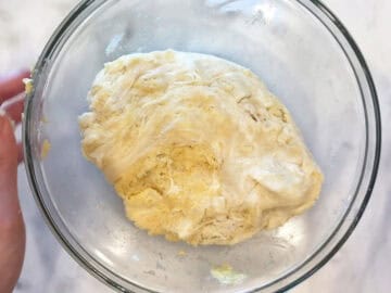 The dough is ready.