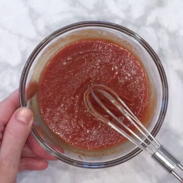 Remixing the sauce.