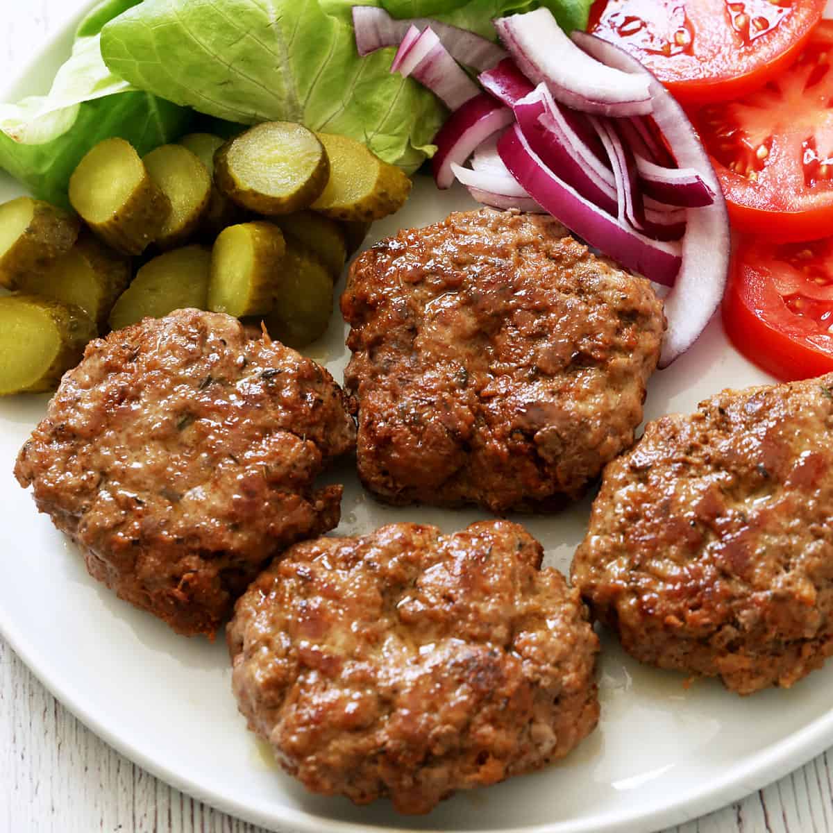 Juicy Pork Burgers